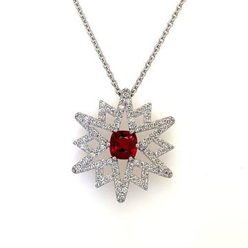 Red Spinel Necklace